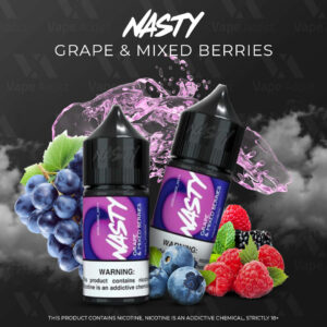 nasty juice pod mate grape & mixed berries