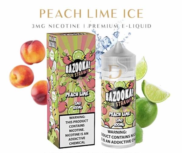bazooka peach lime ice